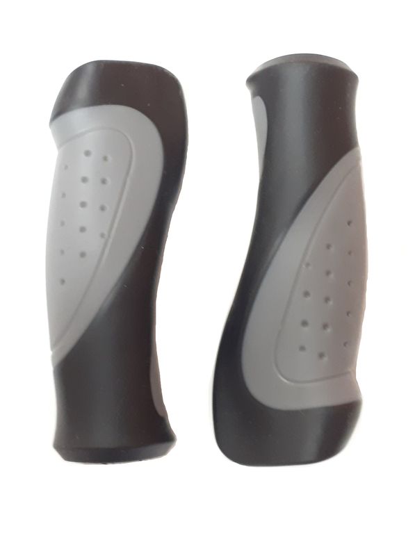 Kétkomponensű markolat pár 125 mm fekete/szürke