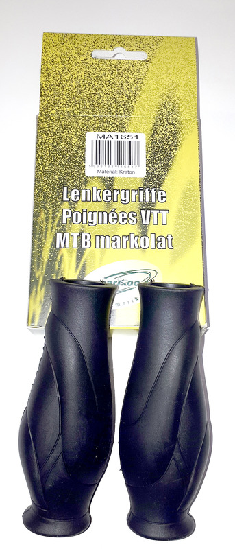 Marikoo 1651 kraton + végdugó markolat 120 mm fekete