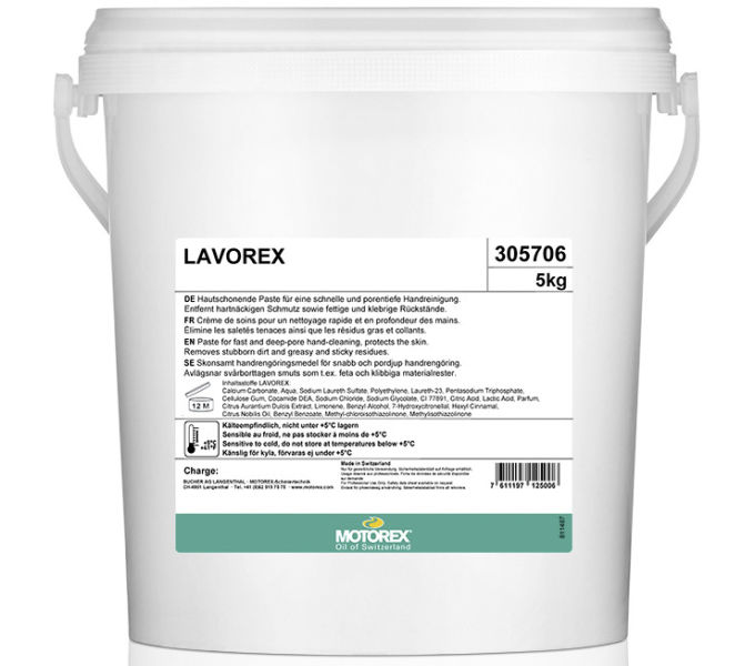 KÉZMOSÓ PASZTA MOTOREX LAVOREX VÖDRÖS 5KG 1DB {5/4}