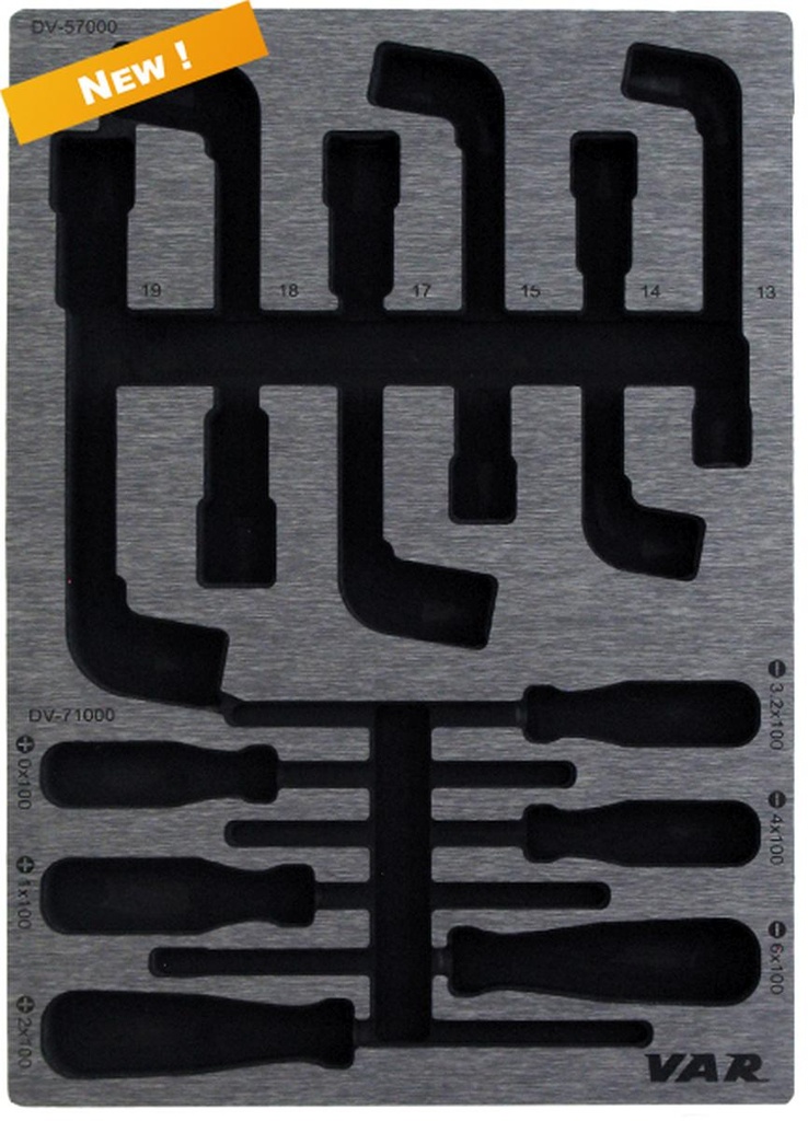 VAR Schubladeneinsatz Schrauben MO-52420