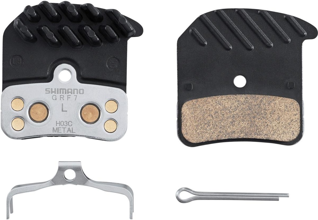 FÉKBETÉT MTB H03C-MF METAL HŰTŐBORDÁS BR-M8020/820/640 4dugattyús