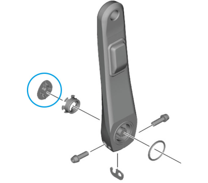 SHIMANO FC-R8100-P OUTER CAP