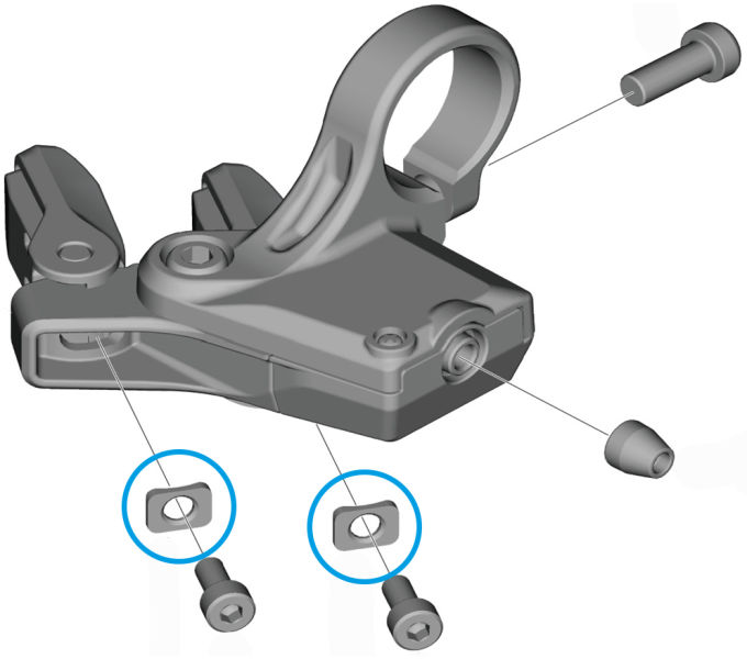SHIMANO SW-M8150 LEVER UNIT FIXING WASHER (1P)