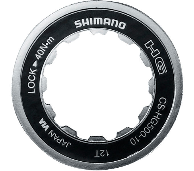 SHIMANO CS-HG50-10 Lock Ring with sticker