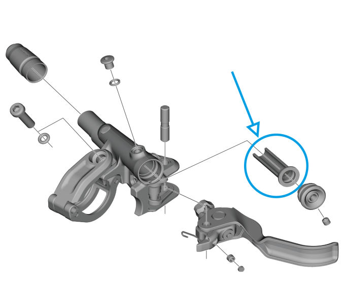 SHIMANO BL-M8100 DIAPHRAGM