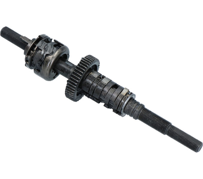 SHIMANO SG-C6061-8D HUB AXLE UNIT (AXLE LENGTH 187 MM)