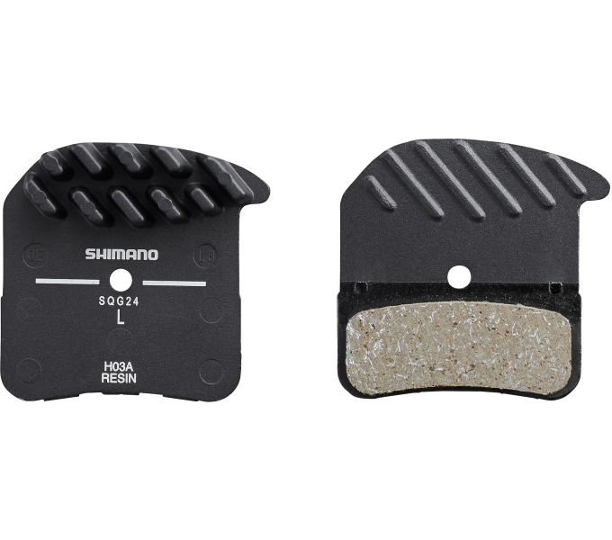 FÉKBETÉT MTB H03A-MF RESIN HŰTŐBORDÁS BR-M8020/820/640 4dugattyús