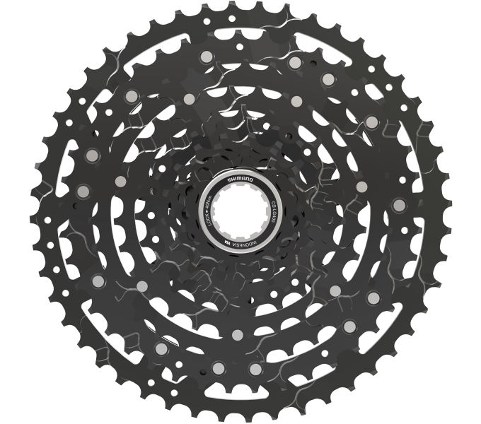 SHIMANO CASSETTE SPROCKET, CS-LG400-10, CUES, 10-SPEED, 11-13-15-17-20-23-28-34-