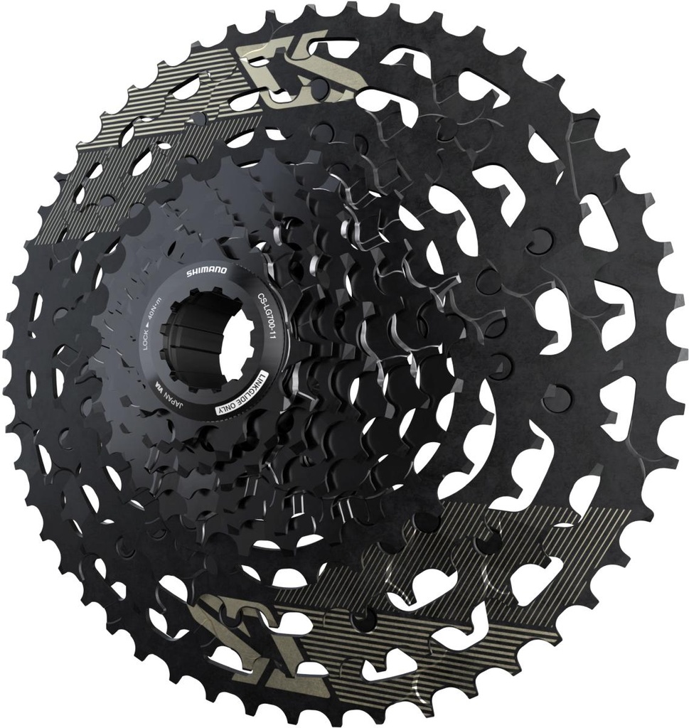 SHIMANO CASSETTE SPROCKET, CS-LG700-11, CUES, 11-SPEED, 11-13-15-17-20-23-26-30-