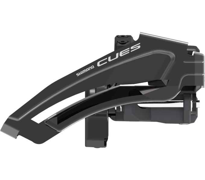 SHIMANO FRONT DERAILLEUR, FD-U8010-L, CUES, FOR 2X10/11,LOW CLAMP, TOP-SWING, 34