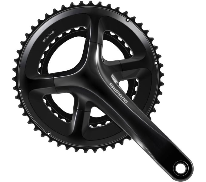 SHIMANO FRONT CHAINWHEEL, FC-RS520, FOR REAR 12-SPEED, 2-PCS FC, 165MM, 50-34T W