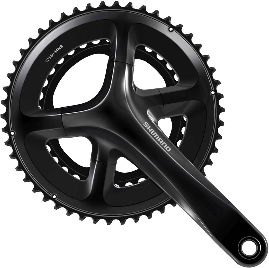 SHIMANO FRONT CHAINWHEEL, FC-RS520, FOR REAR 12-SPEED, 2-PCS FC, 172.5MM, 50-34T