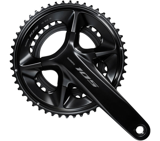 SHIMANO FRONT CHAINWHEEL, FC-R7100, 105, FOR REAR 12-SPEED, HOLLOWTECH 2, 170MM,