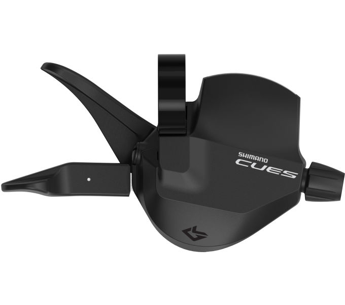 SHIMANO SHIFT LEVER, SL-U4000-9R, CUES, RIGHT, 9-SPEED RAPIDFIRE PLUS 2050MM INN