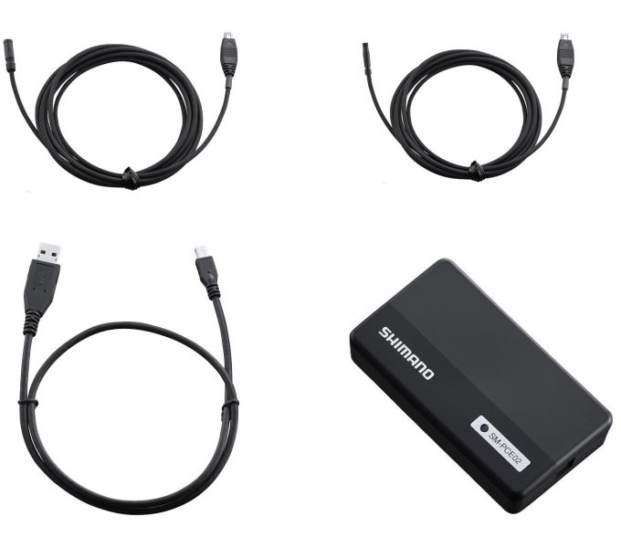 SHIMANO PC LINKAGE DEVICE, SM-PCE02, USB CABLE X1, PC LINK CABLE(SD50 TYPE) X1,
