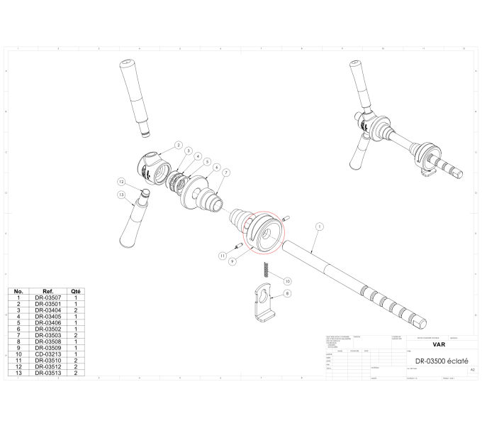 Verriegelungsring zu DR-03500 DR