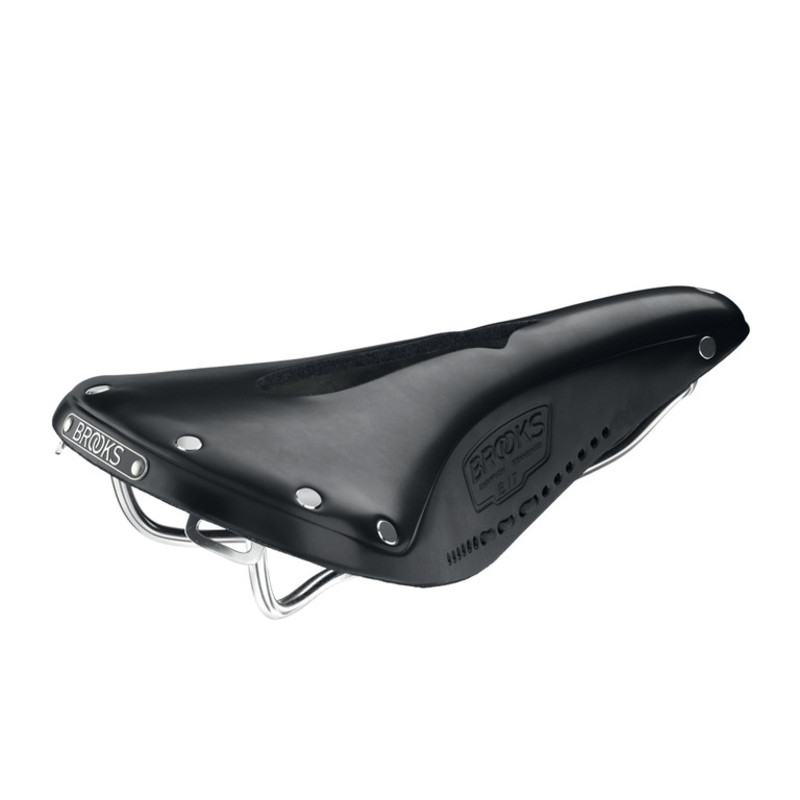 BROOKS NYEREG B17 CARVED FEKETE B211IL A07202