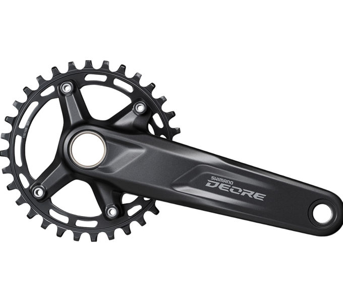 SHIMANO FRONT CHAINWHEEL, FC-M5100-1, DEORE, FOR REAR 10/11-SPEED, 2-PCS FC, 175