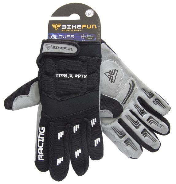 Kesztyű BIKEFUN hosszú Neo.Freeride fekete