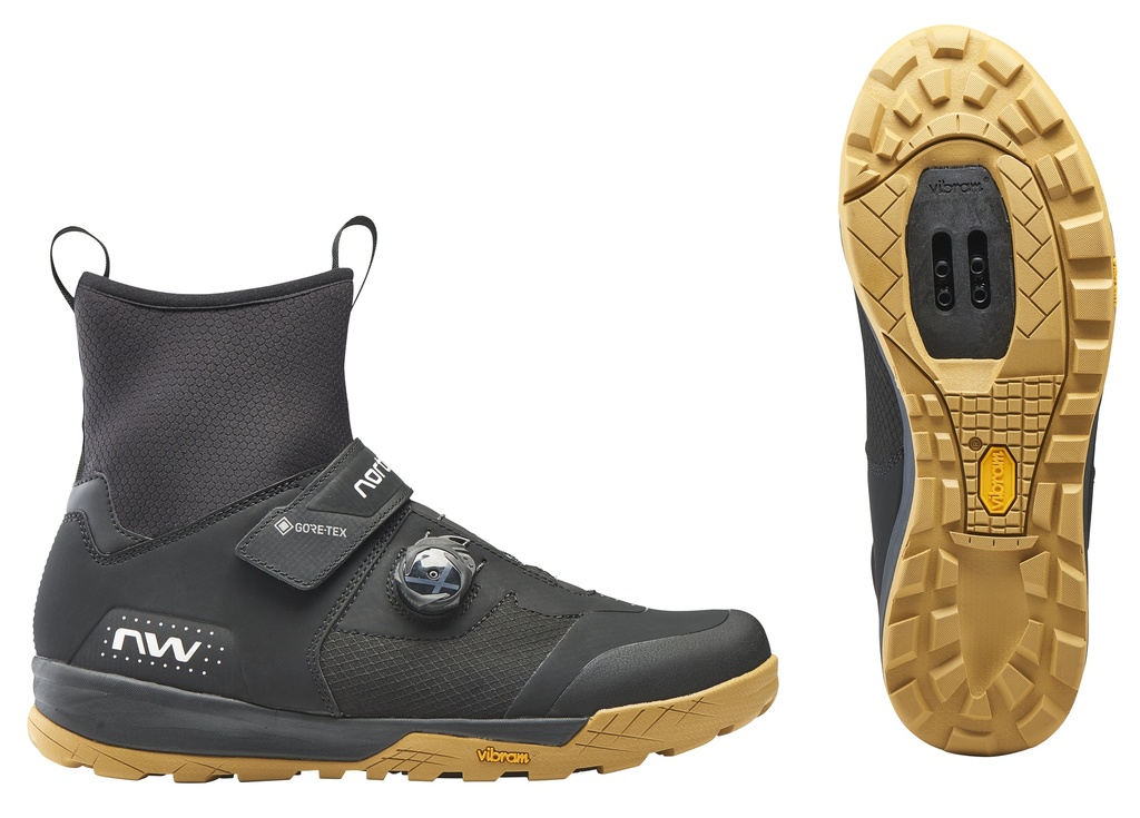 NORTHWAVE MTB KINGROCK PLUS GTX TÉLI FEKETE/MÉZ