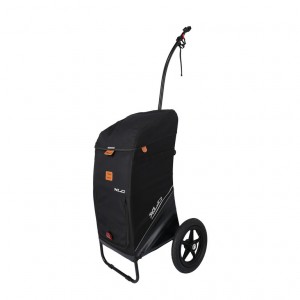 Kerékpár utánfutó/húzos kocsi Trolley 12", 26-27,5 biciklihez, 60l/25kg, 52x56x105 cm BS-L05