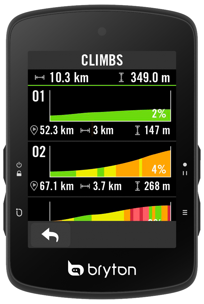 Bryton Rider S510 E GPS komputer computer