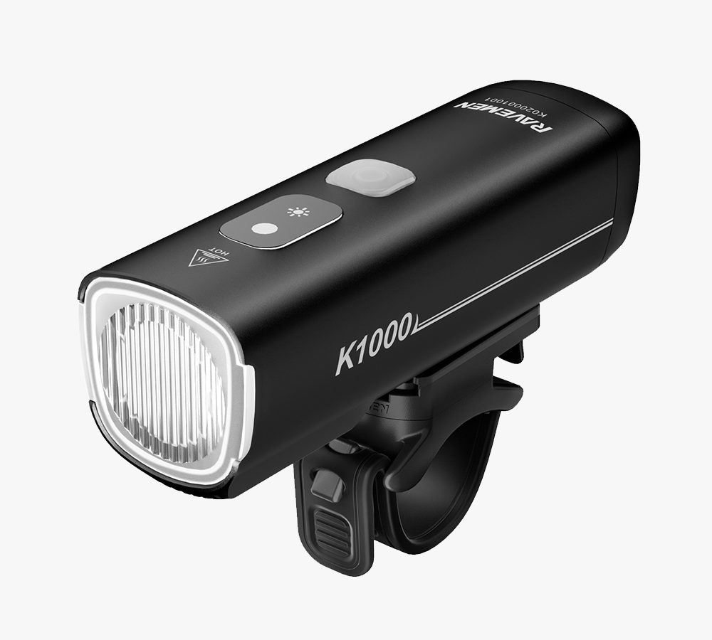 Ravemen K1000 akkumulátoros első lámpa AI technológiával