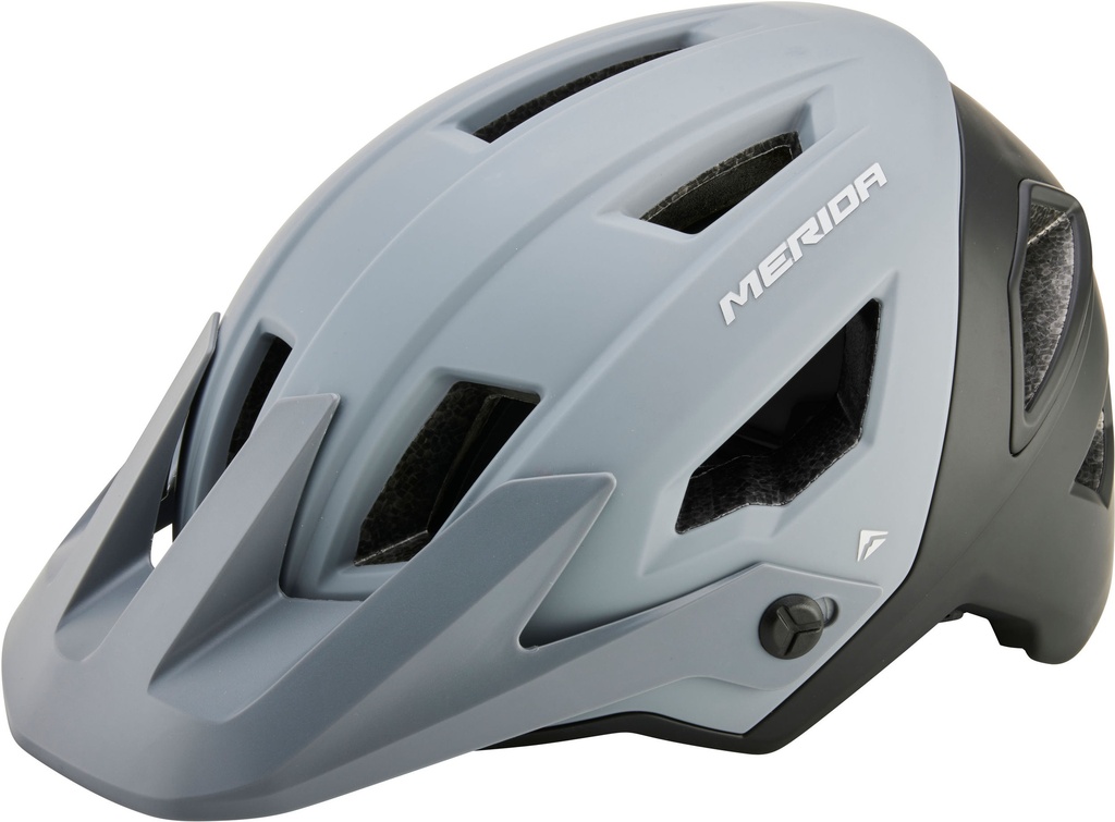 Merida Trailbanger kerékpáros sisak 58–62 cm matt szürke/matt fekete – 15 szellőző