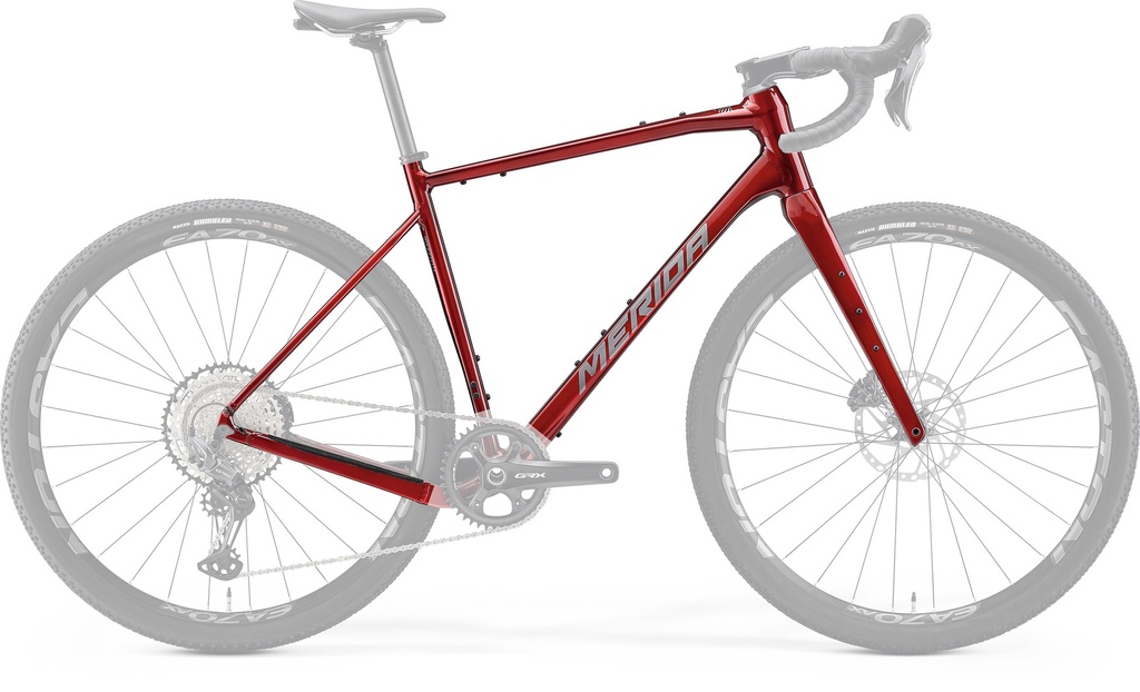 VÁZ MERIDA SILEX 700 II1 XS SÖTÉTEPER (SZÜRKE/PIROS)