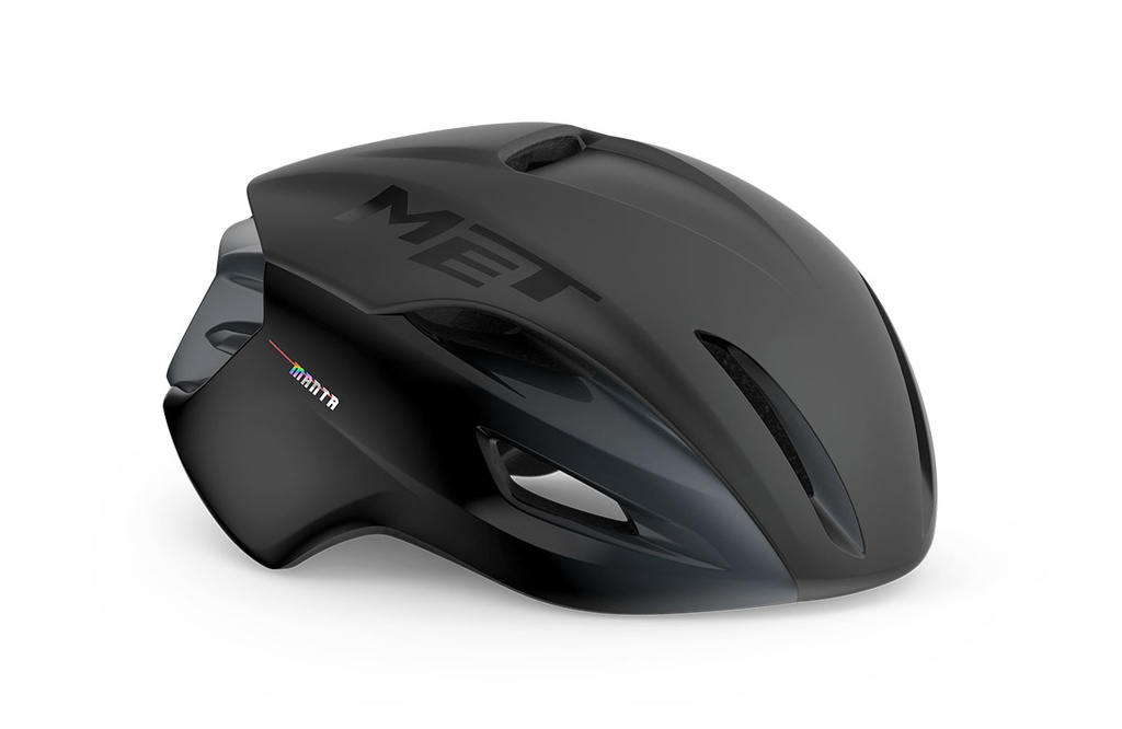 MET Manta Mips kerékpáros sisak [matt fekete-fényes fekete, 56-58 cm (M)]