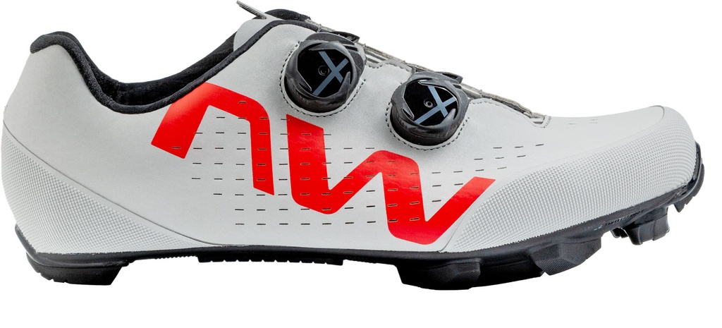 Cipő NORTHWAVE MTB REBEL 3 45 SZÜRKE/PIROS
