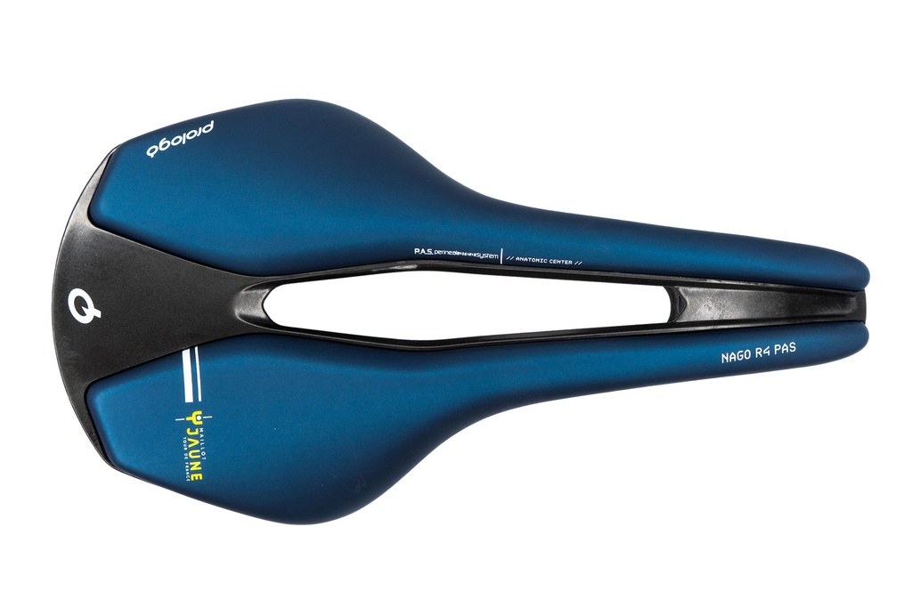 Nyereg PROLOGO NAGO R4 PAS TIROX 137 BLUE MAILLOT JAUNE TDF