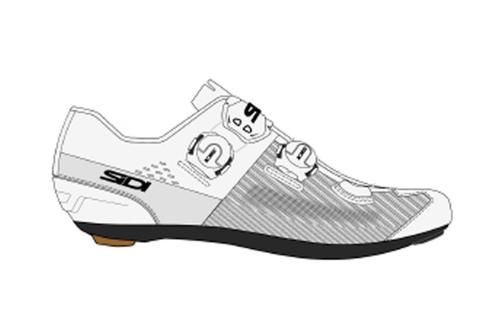 SIDI Genius 10 Knit országúti cipő [fehér, 44.5]
