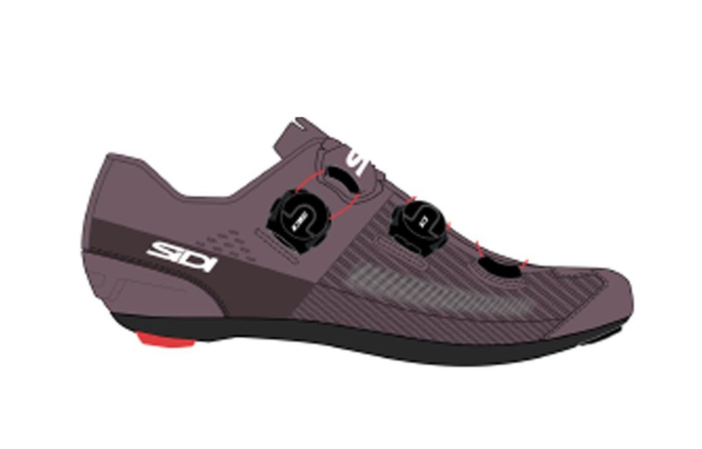 SIDI Genius 10 Knit országúti cipő [lila, 40.5]