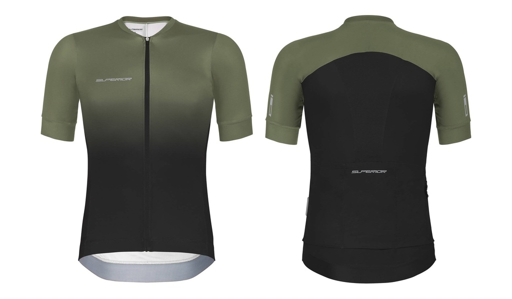 Superior Race SS rövid ujjú mez [olive green-fekete, S]