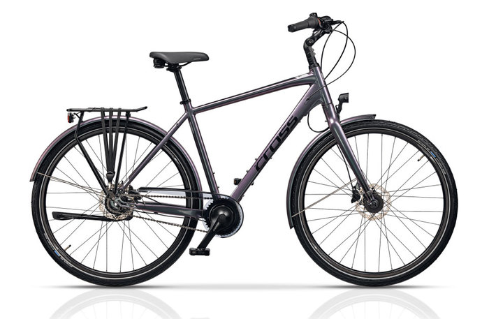 CROSS PROLOG GENT CITY XXL 45cm Nexus 7s fényes lilásszürke (fehér/fekete)