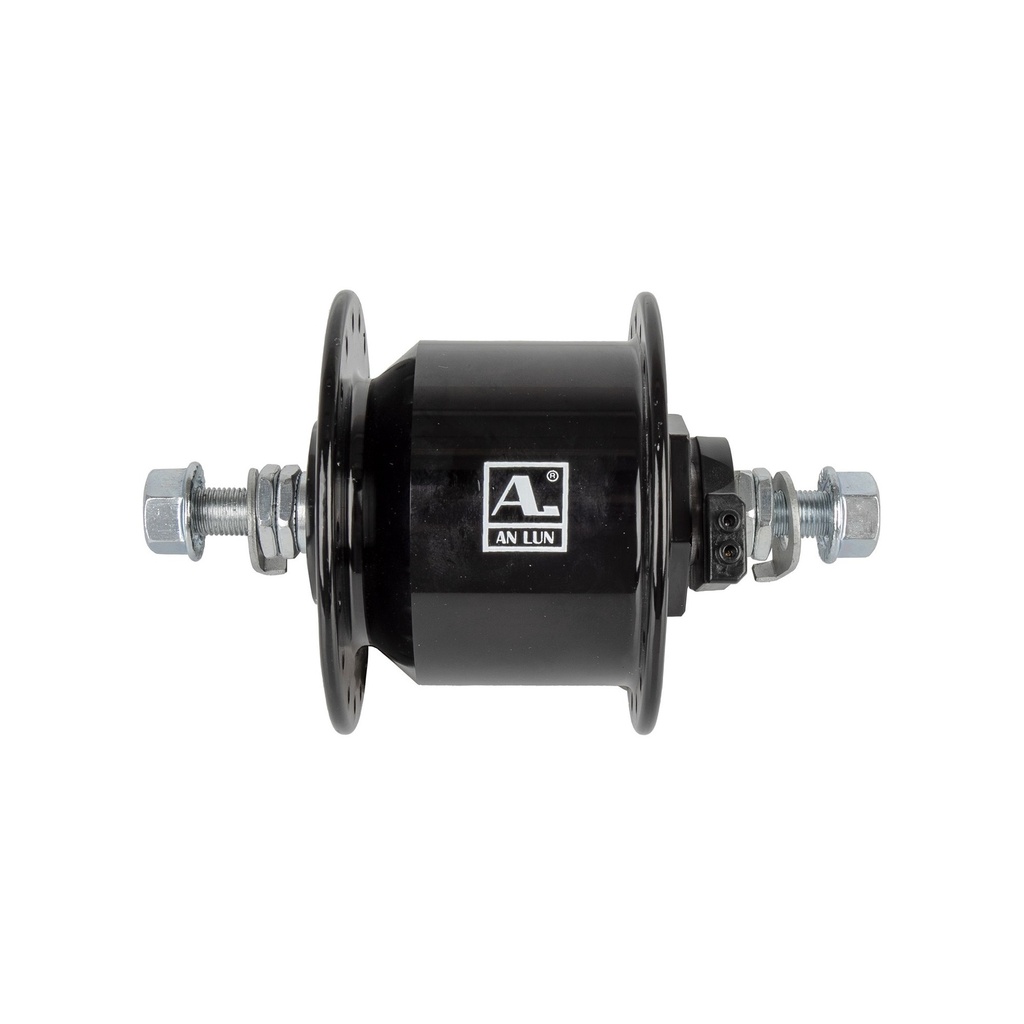 AGY ELSÖ DINAMO 36H 6V/3W 100MM ANLUN FEKETE