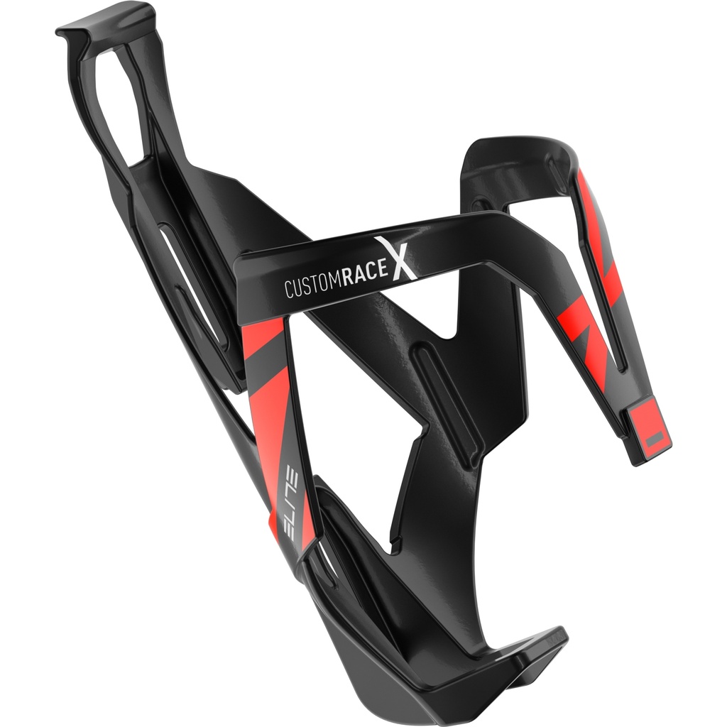 KULACSTARTÓ ELITE CUSTOM RACE X FEKETE/PIROS LOGÓ FÉNYES{4/4}