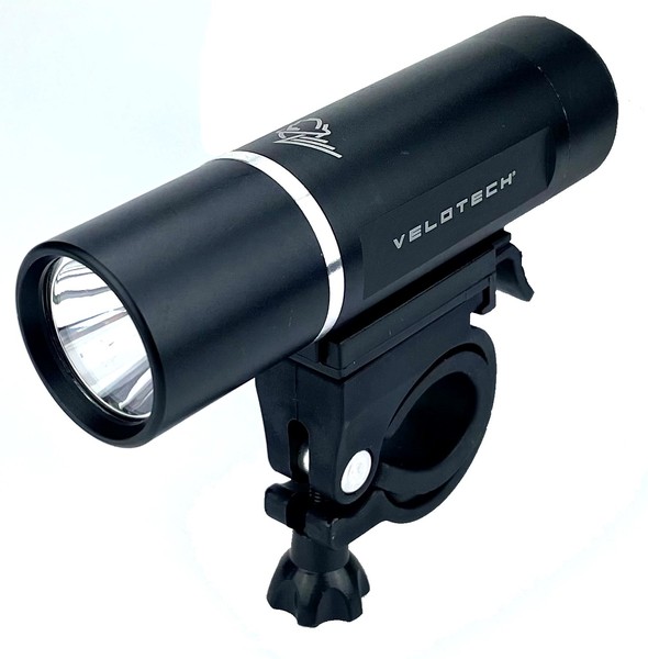 Velotech 3W LED alumínium USB tölthető első lámpa