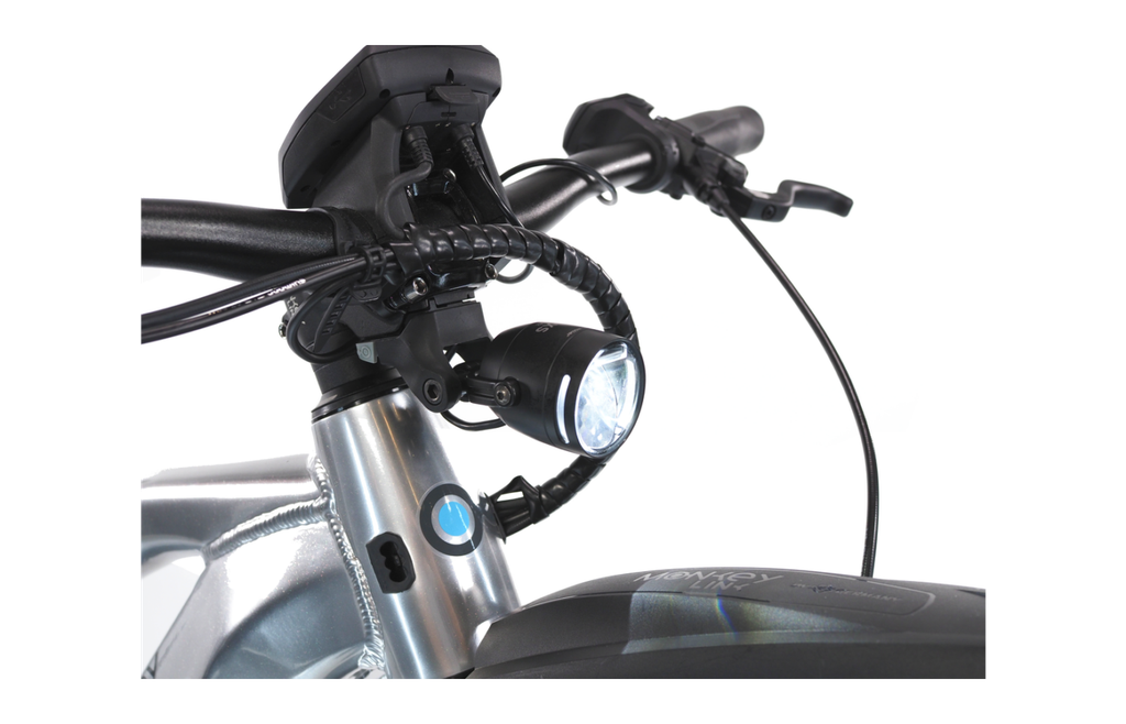 MonkeyLink Busch & Müller Lumotec IQ-XS E ML 70 Lux első lámpa ebike akkumulátorhoz