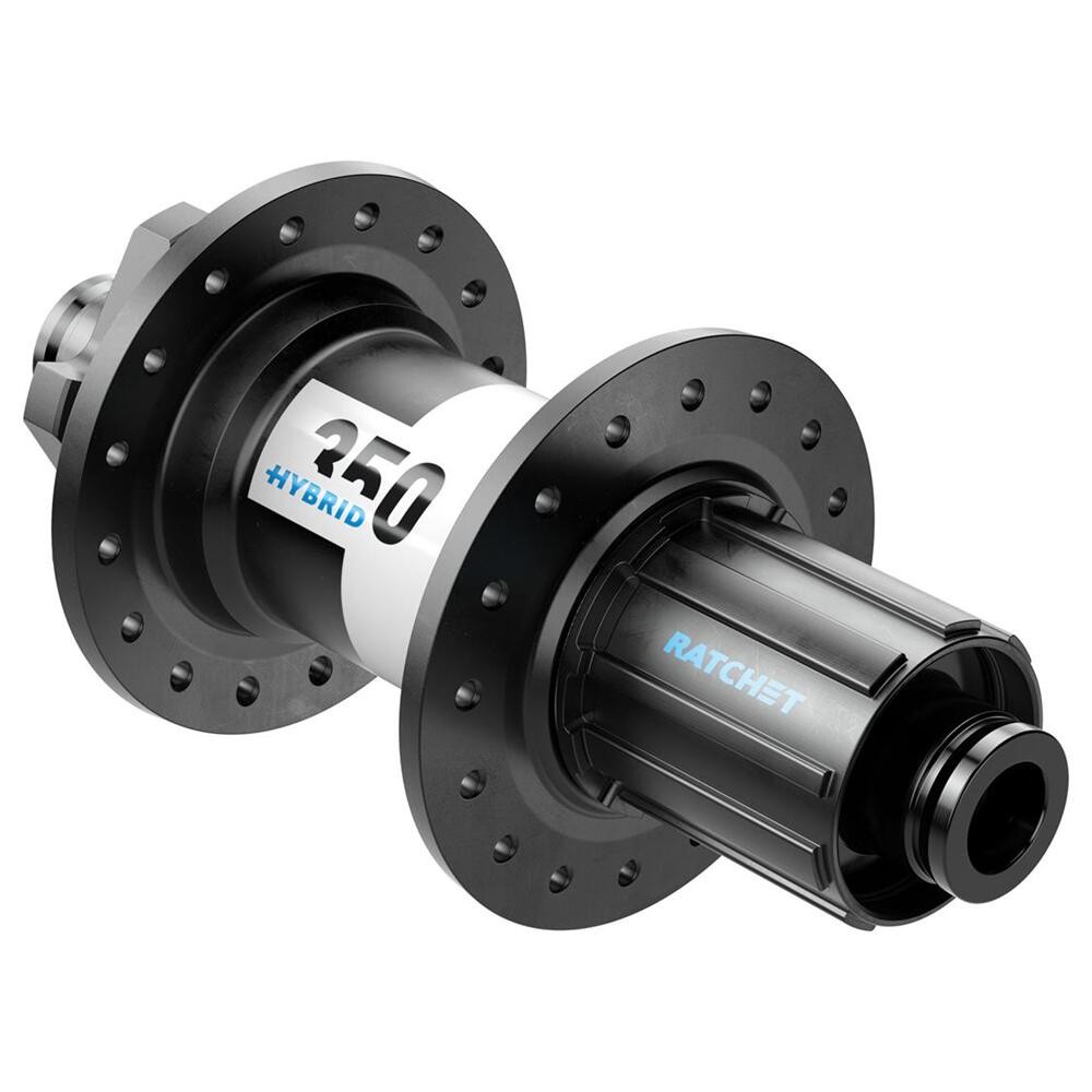 Agy DT Swiss 350 Hybrid hátsó disc 6 csavaros 148/12mm 32h fekete HG acél ÚJ
