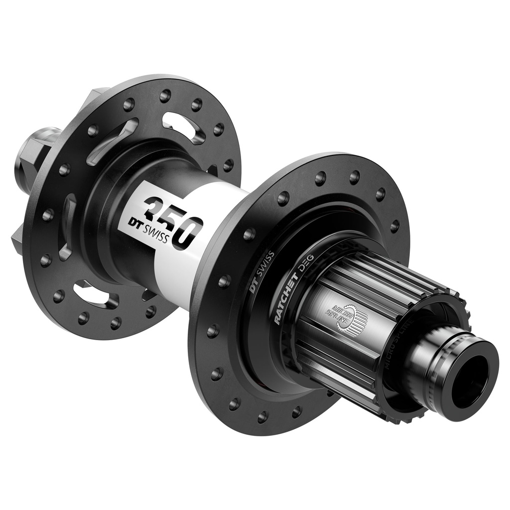 Agy DT Swiss 350 DEG hátsó disc 6 csavar boost 12/148 32h Microspline fekete ÚJ