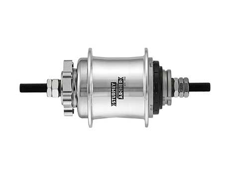 Sturmey Archer S-RK3 Tárcsafékes agyváltó [ezüst, 36]