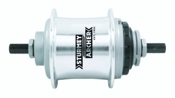 Sturmey Archer S-RF5 wide 5 seb. Szabadonfutós agyváltó (szett) [ezüst, 36]