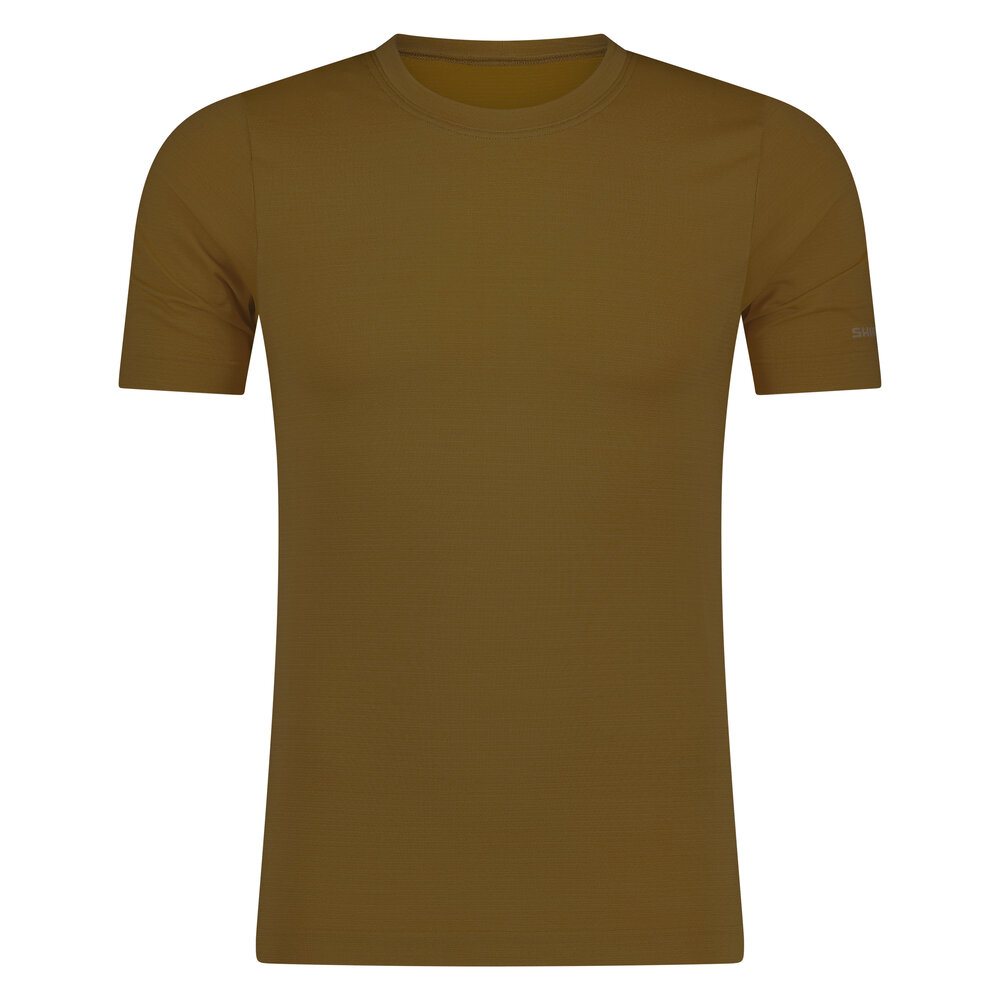 PÓLÓ SHIMANO EVOLVE TERRA SEAMLESS SÖTÉT OLIVA L-XL