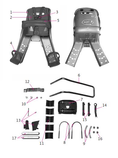 Okbaby Orion tartórúd gyermeküléshez
