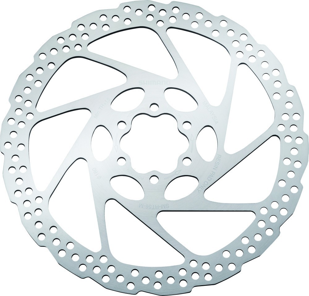 Féktárcsa Shimano SM-RT56M 6 csavaros 180MM csavarokkal