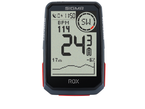 Computer SIGMA ROX 4.0 GPS HR set fekete