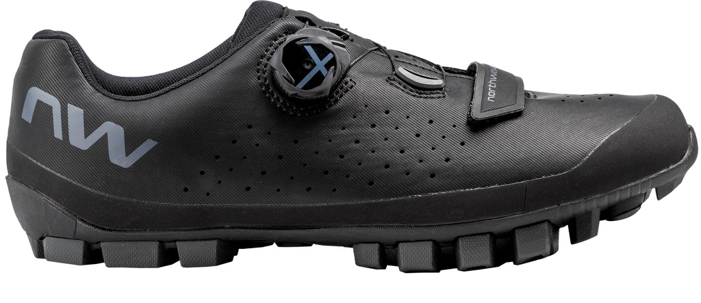 Cipő NORTHWAVE MTB HAMMER PLUS WIDE 50 FEKETE/SÖTÉTSZÜRKE
