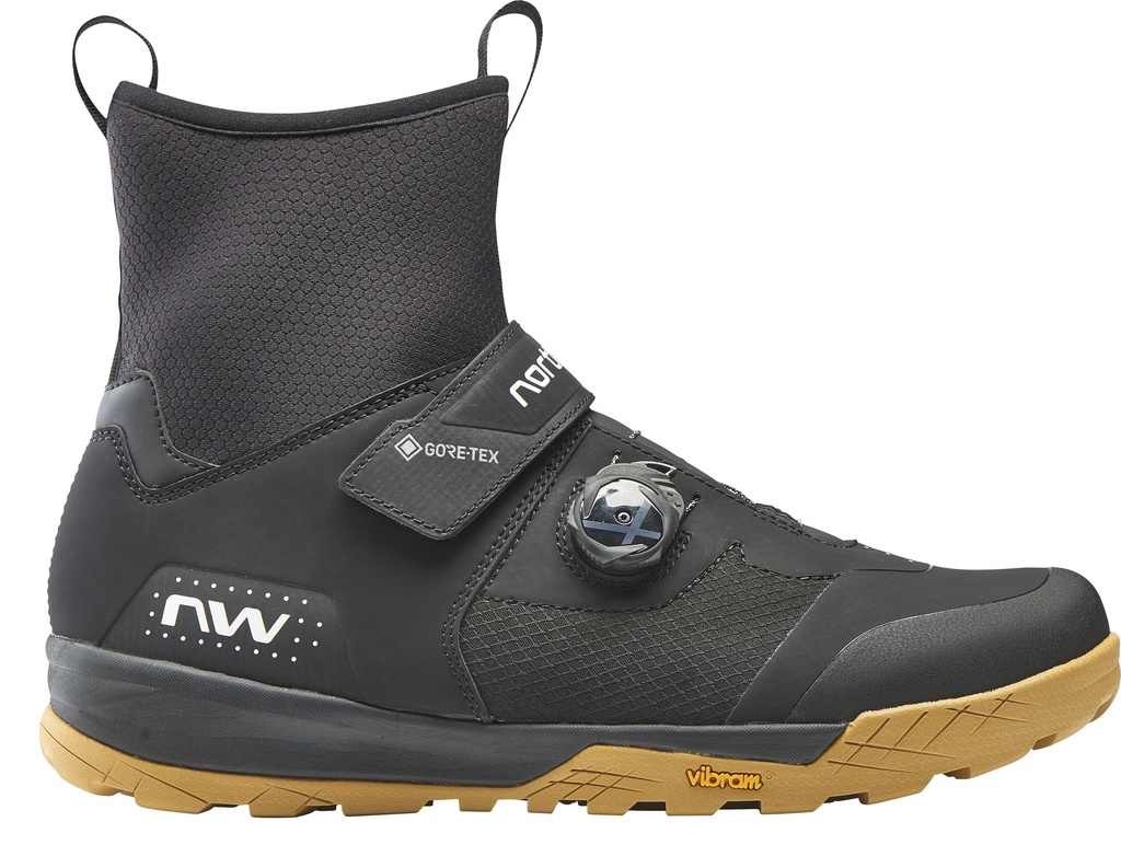 Cipő NORTHWAVE MTB KINGROCK PLUS GTX 44,5 téli, fekete/méz